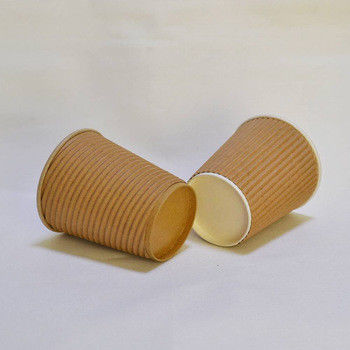 Kundengebundene Entwurfs-Microwavable Kraftpapier-Schalen-heiße Papierkaffeetassen für Tee/Kaffee/Soda