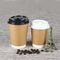 Doppel-wandiges PET, welches Wegwerfdie schale des heißen Kaffee-14Oz beschichtet Brown-Schale druckt