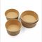 Kraftpapier Suppen-Browns 16oz rollt kundenspezifische recyclebare Kraftpapier-Salat-Schüsseln