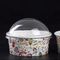 12 Unzeliefert die Wegwerfnachtisch-Suppenschüssel-Partei Papiereiscreme-Schale rollt für Eiscreme, Suppe, gefrorener Jogurt