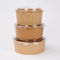 Kraftpapier Suppen-Browns 16oz rollt kundenspezifische recyclebare Kraftpapier-Salat-Schüsseln