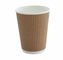 Dreifache Wand-Papier-Schalen-und Kaffee zum Mitnehmen-hochwertige Wegwerfdreiergruppe überlagert Kräuselungs-Wand-Papier-Kaffeetasse