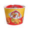 Papier-Fried Chicken Bucket Happy Family-Eimer-Papiernahrungsmitteleimer mit Deckel
