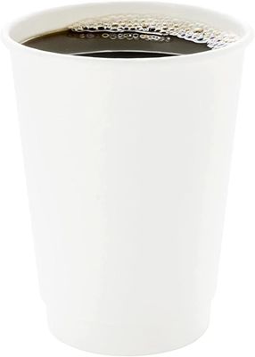 Einzelnes Wand-heißes Getränk-Wegwerfpapierschale druckte biologisch abbaubares 12oz