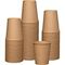Getränk-Behälter-Brown-Kaffee-Wegwerfpapierschalen-einzelne Wand des Kraftpapier-8oz
