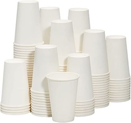 Einzelnes Wand-heißes Getränk-Wegwerfpapierschale druckte biologisch abbaubares 12oz