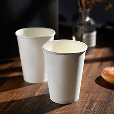 Einzelnes Wand-heißes Getränk-Wegwerfpapierschale druckte biologisch abbaubares 12oz