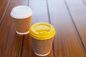 Biologisch abbaubar nehmen Sie Kräuselungs-Papier-Kaffeetassen 16oz Kraftpapier für das heiße Trinken weg