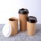 Kraftpapier-PET, das biologisch abbaubare PapierWegwerfkaffeetassen für das heiße Trinken beschichtet