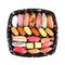 Quadratische Sushi bedecken Herausnehmung Mahlzeit-Kasten-Wegwerfplastikverpackung mit Drucken für Partei mit Blasen