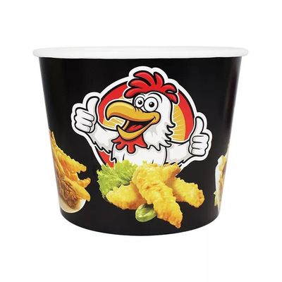 KFC hoher CapacityFamily Fried Chicken Paper Buckets Disposable mit Deckel