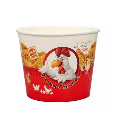 KFC hoher CapacityFamily Fried Chicken Paper Buckets Disposable mit Deckel