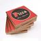 8in kundenspezifischer druckender gewölbter Pizza-Verpackungs-Kasten-Mitnehmer-Brown-Pizza-Kasten